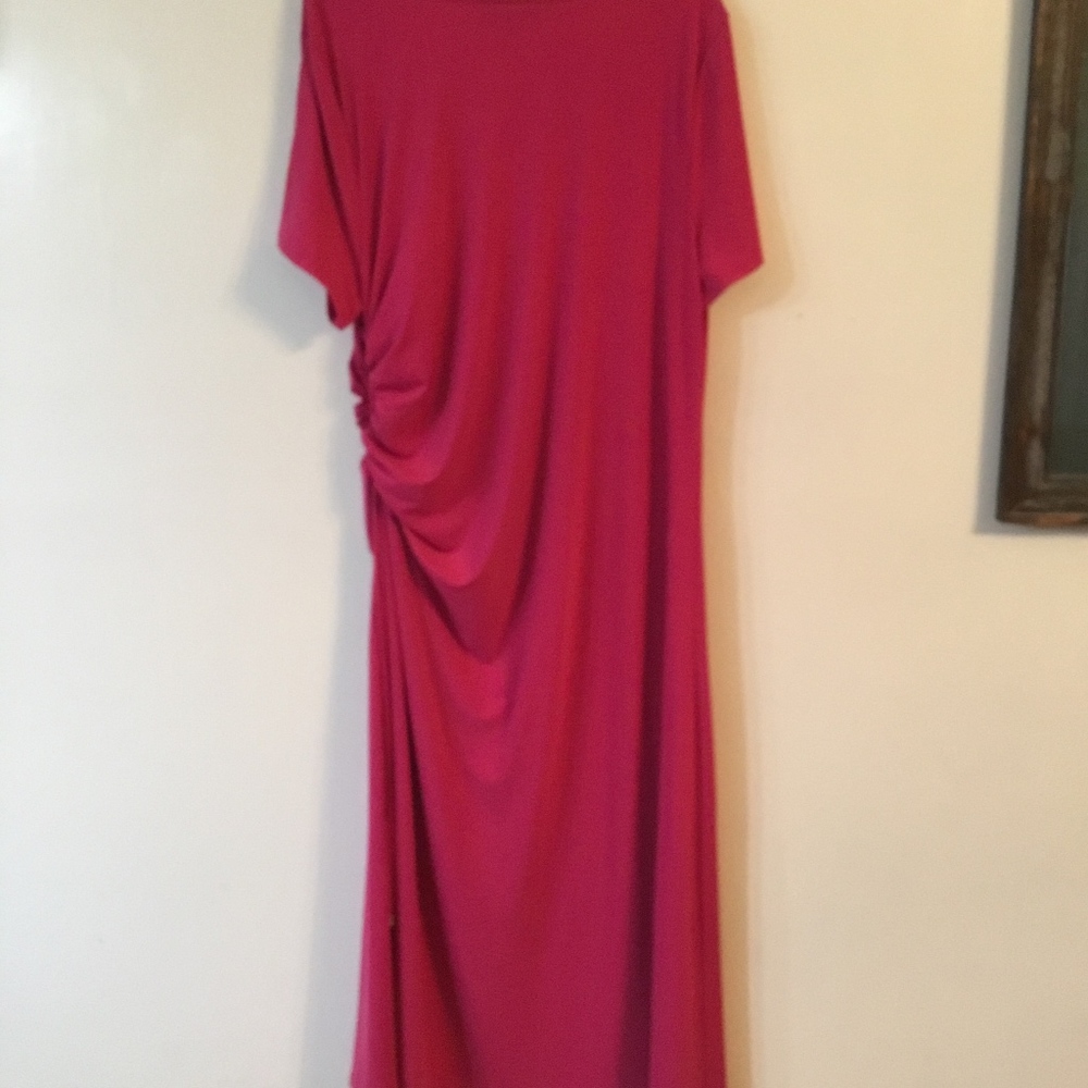 Hot pink dress